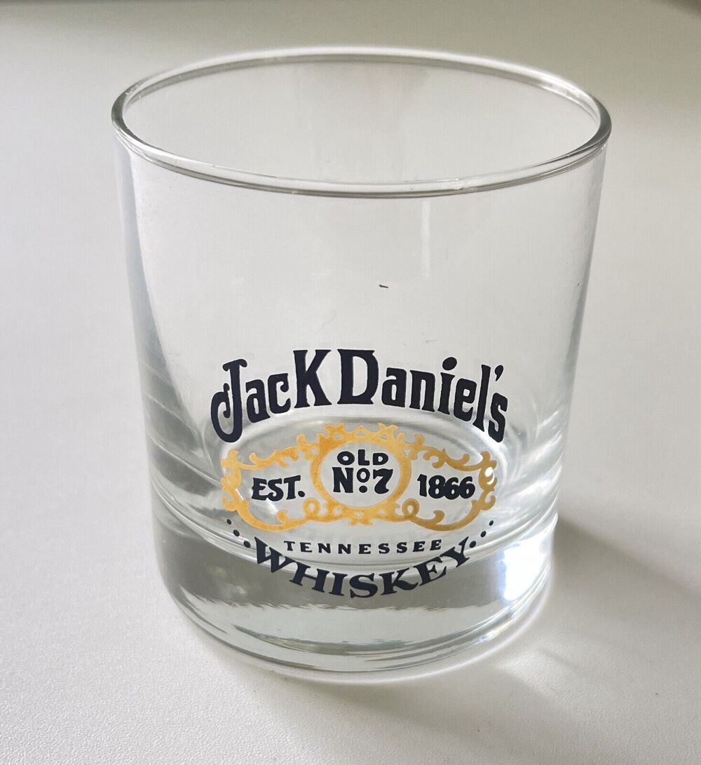Vintage Jack Daniels Old No 7 Whiskey Glass